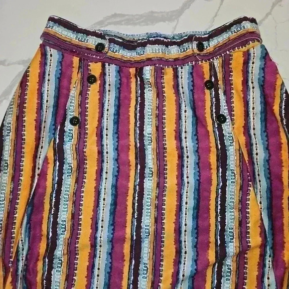 Robert Louis Womens Long Pink Multicolored Maxi Skirt Size Large - Picture 4 of 7